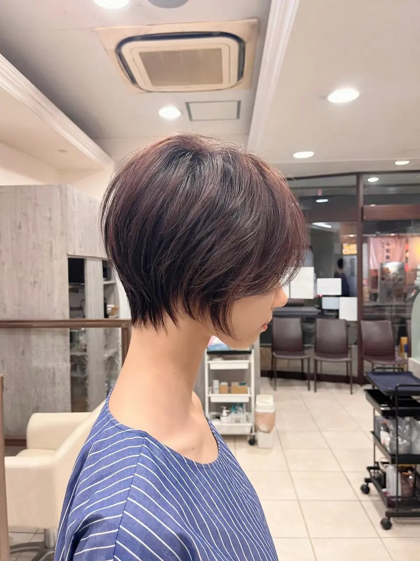 ショート カット ヘアカラー トリートメント ✨髪質改善・縮毛矯正 専門美容室マーベルのヘアスタイル