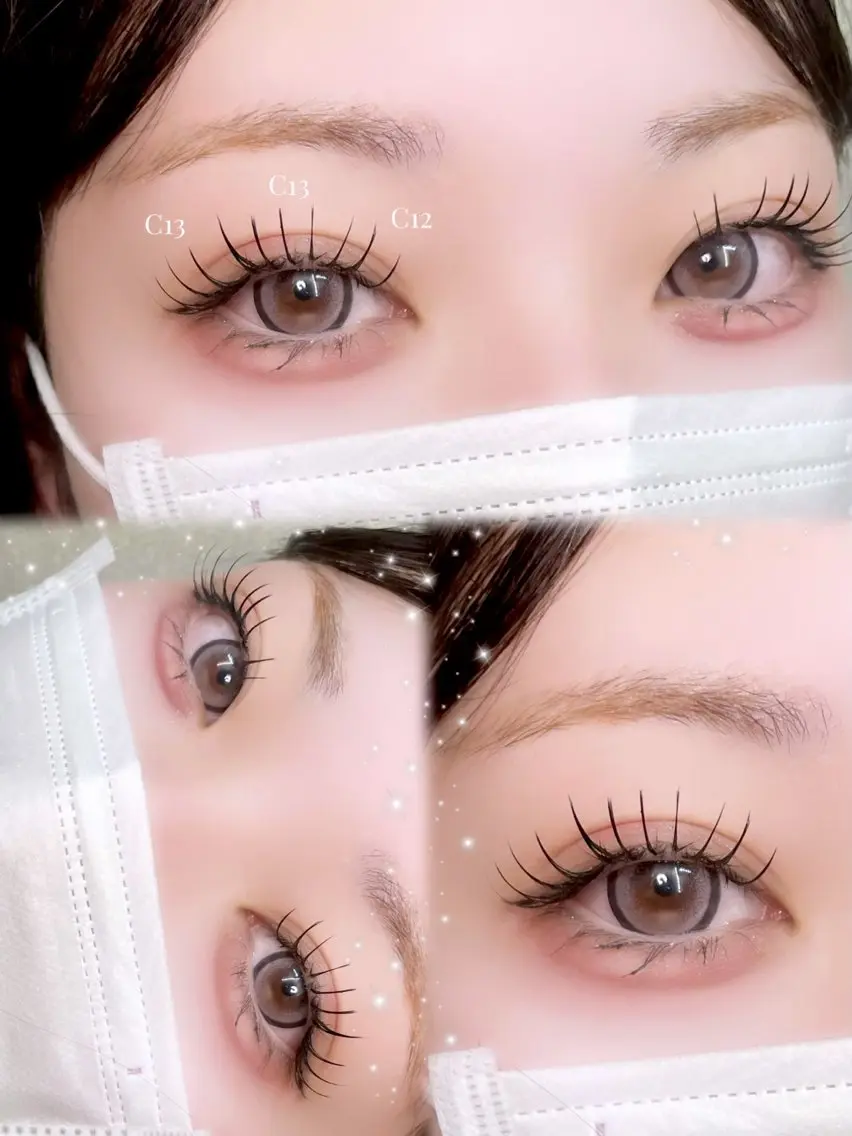 【なちゅ盛れ♡】束感フラットラッシュ100本🎀(コーティング込)の写真