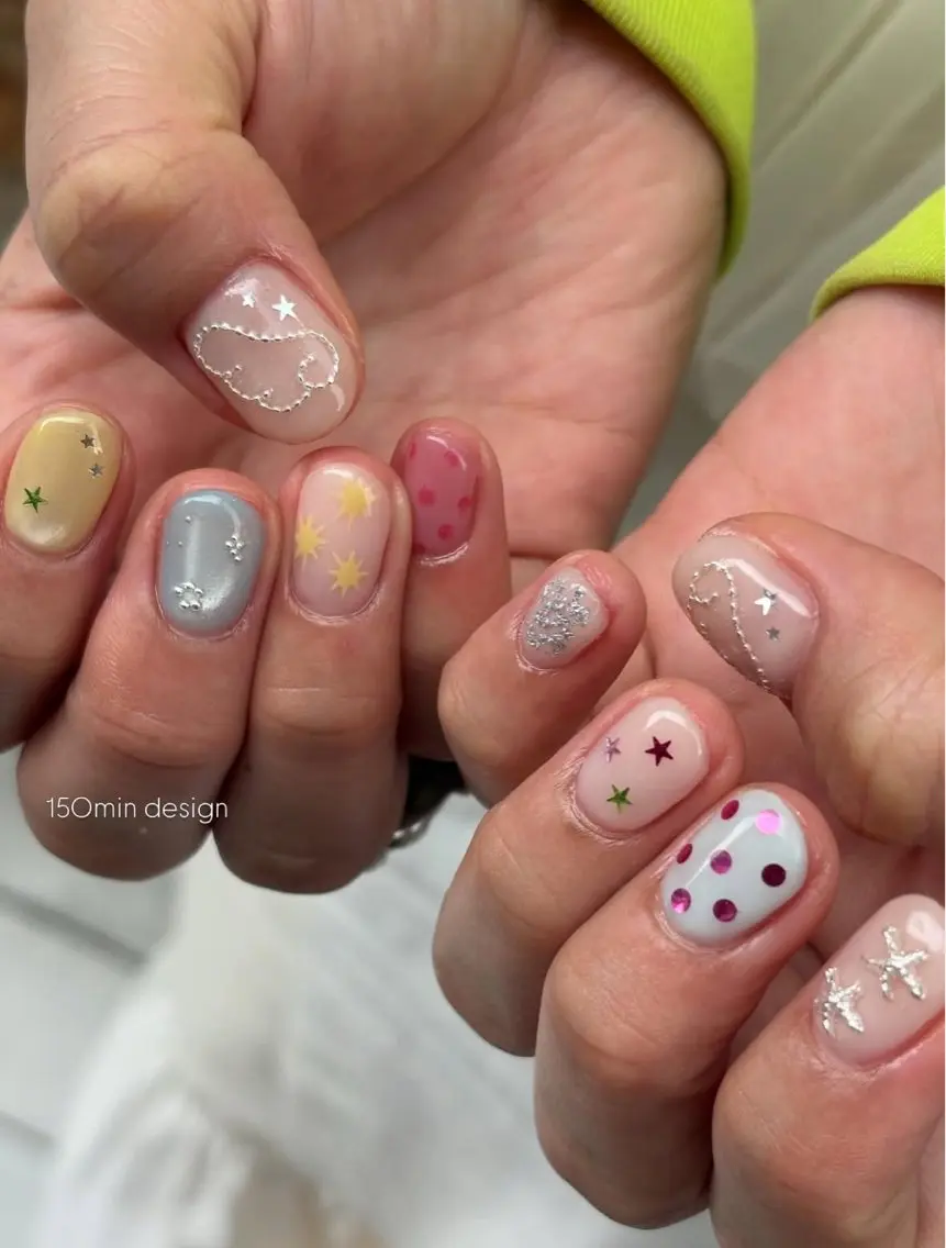 ネイル ハンドネイル 𝗿𝗶𝗰𝗼 ˎˊ˗のネイルデザイン