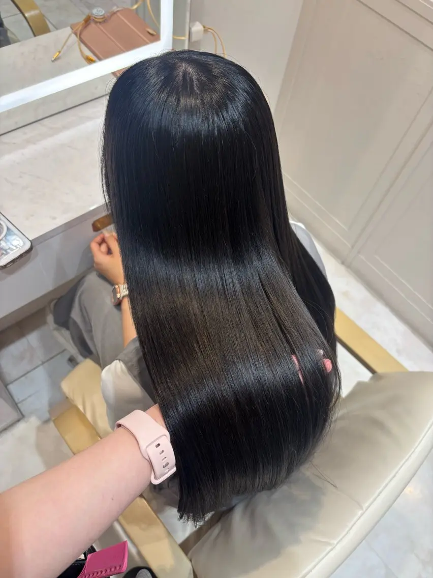 ロング ヘアカラー トリートメント 桃瀬 綾音 カラー/縮毛募集中♡のヘアスタイル