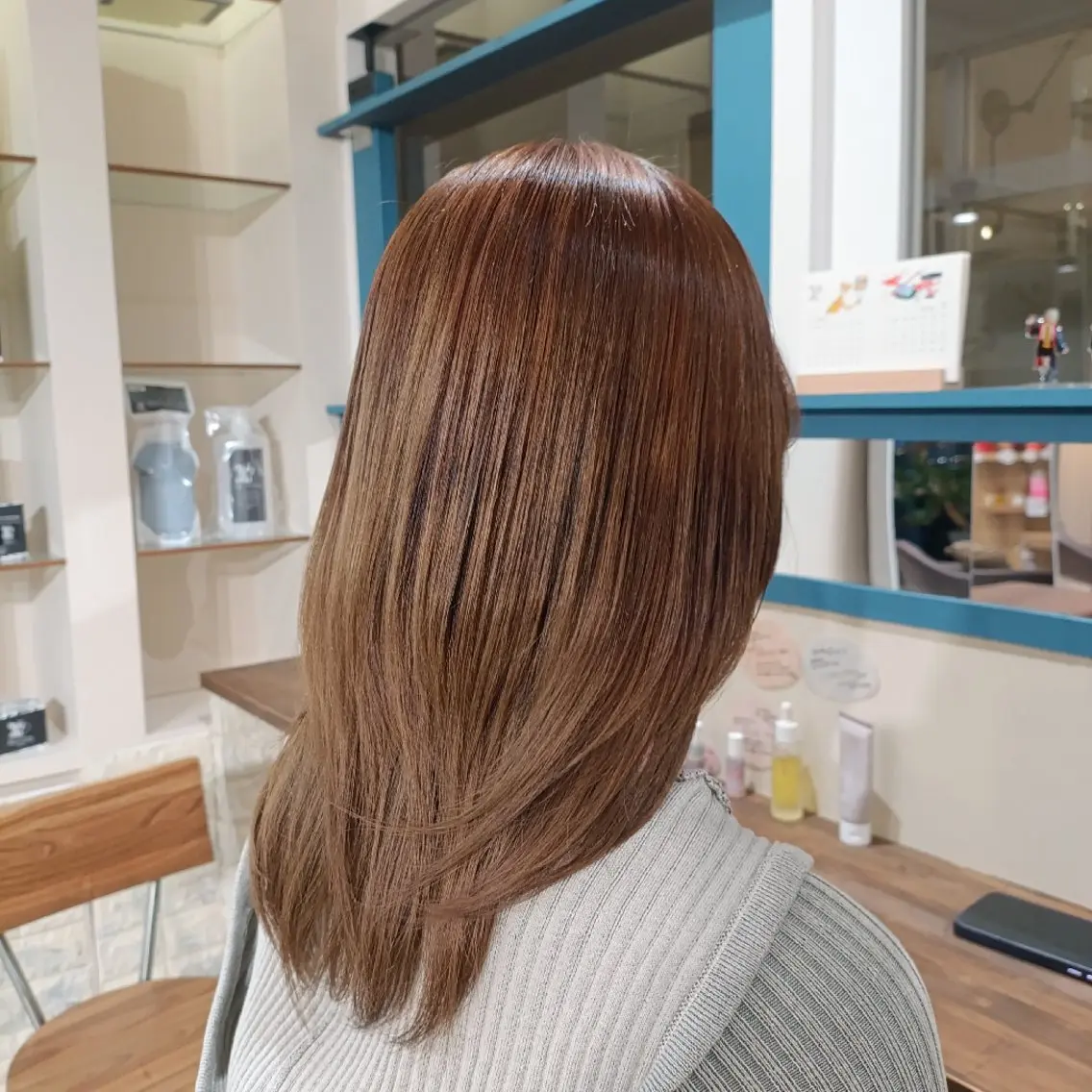 ロング ヘアカラー きっか海老名 カラーモデル募集中！のヘアスタイル