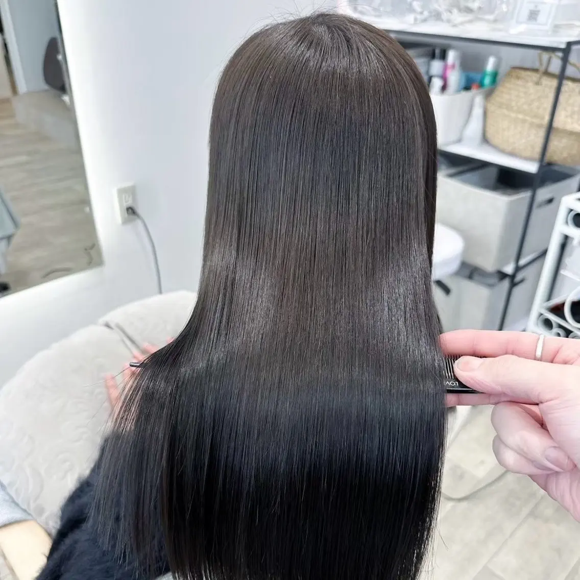 ロング 縮毛矯正 透明感カラー💫 Katsukiのヘアスタイル
