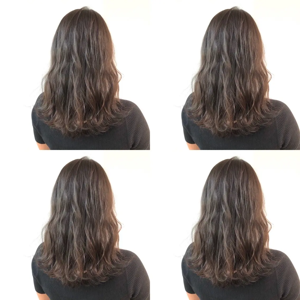 ロング カラー カット ヘアカラー トリートメント 💖ブリーチなし透明 感💖ASAHIのヘアスタイル