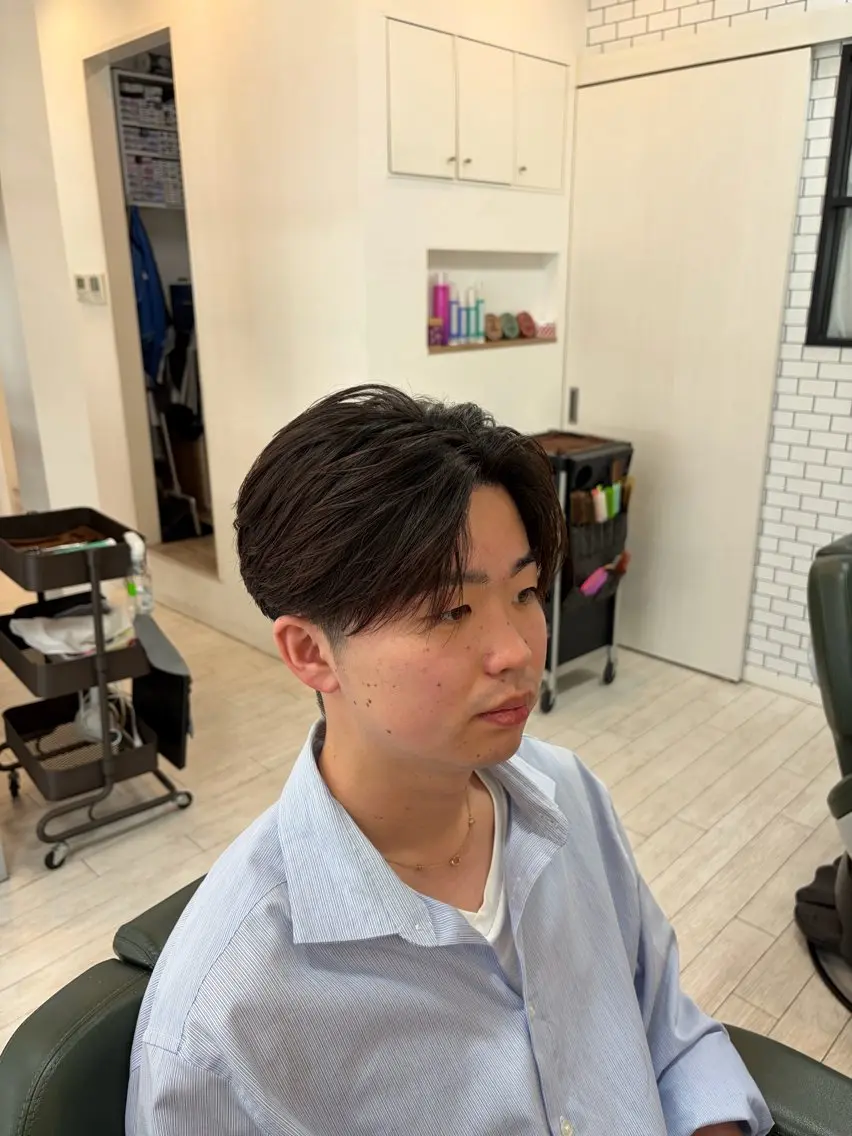 カラー パーマ メンズ men'sヤマカワ /【琉生】のヘアスタイル
