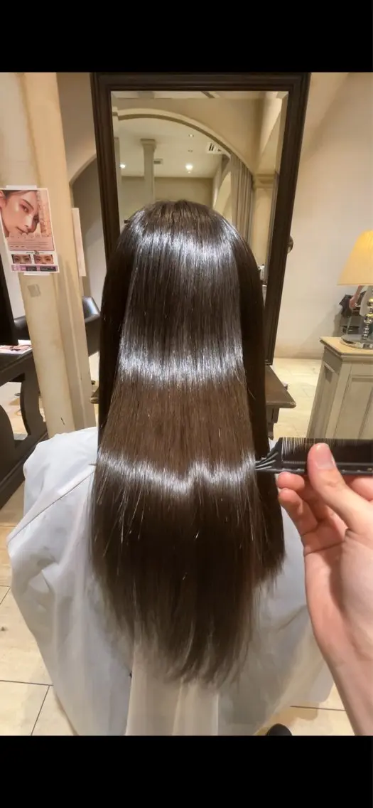 美髪縮毛矯正+似合わせカットの写真