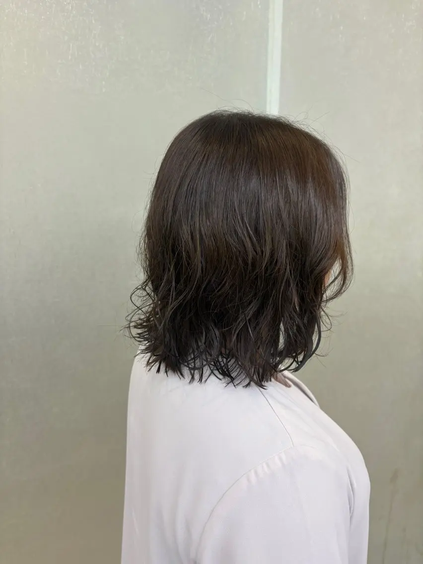 ミディアム カラー ミディアムパーマ DEEokazaki sae.Aのヘアスタイル