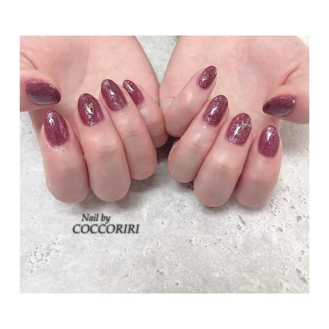 ネイル アートネイル グリーン 大理石ネイル(マーブル) ミラーネイル ニュアンスネイル ensowa✱laf NAILのネイルデザイン