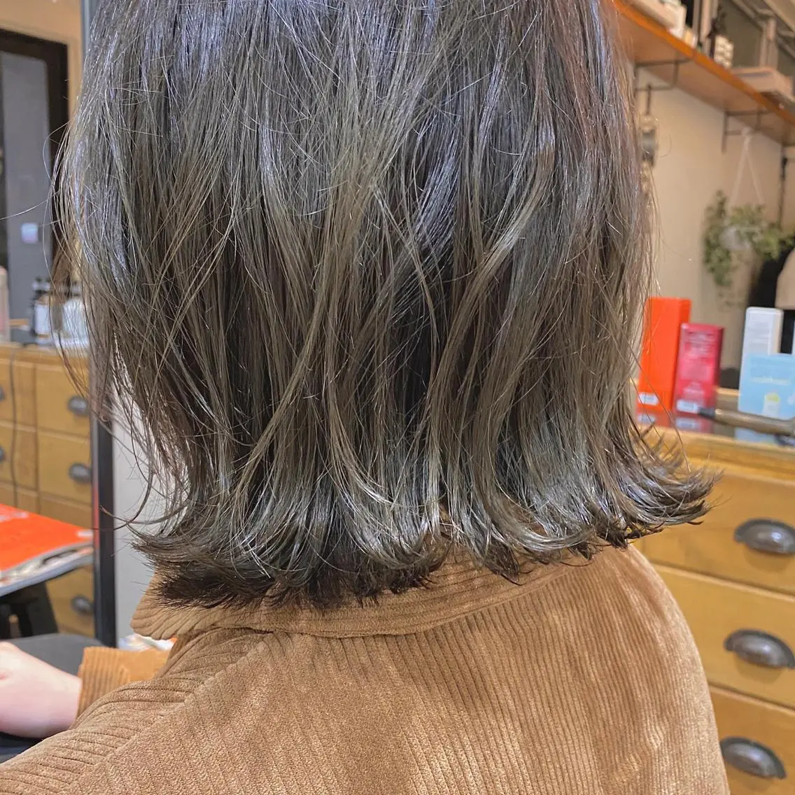 ミディアム カラー カット ヘアカラー トリートメント ヘッドスパ 【ダメージレス施術】 【透明感】北村 拓也のヘアスタイル