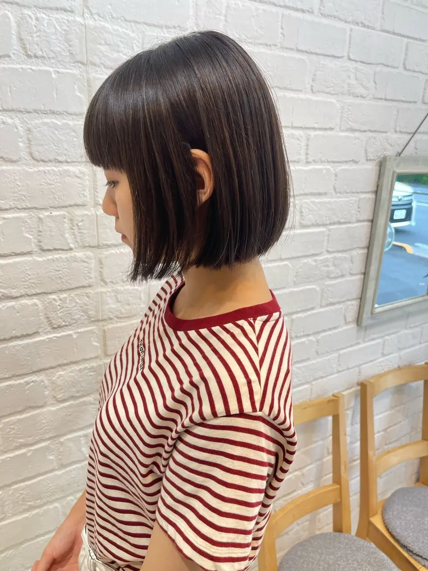 ヘアカラー(ブリーチ無し)+ケラスターゼトリートメントの写真