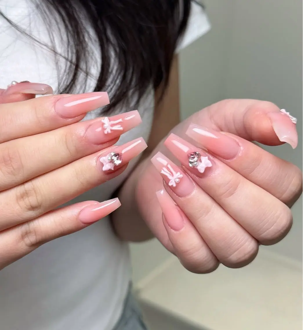【おすすめ当店No 1人気🉐】チップ長さだし➕ワンカラーパーツ付け放題💕💕🉐の写真
