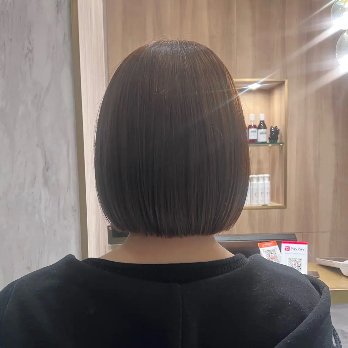 ショート ボブ 井上 香朋のヘアスタイル