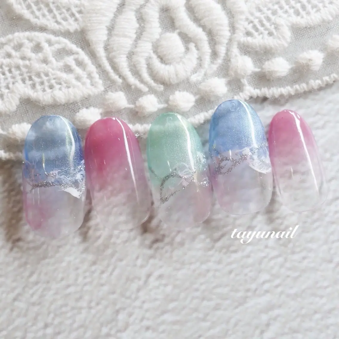 ネイル アートネイル ジェルネイル パラジェル ハンドネイル ネイルサロン 【たゆnail】のネイルデザイン