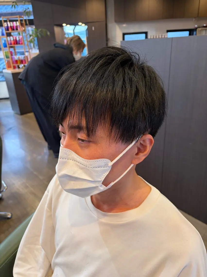 メンズ メンズショート ツーブロック 刈り上げ 中村 仁哉のヘアスタイル