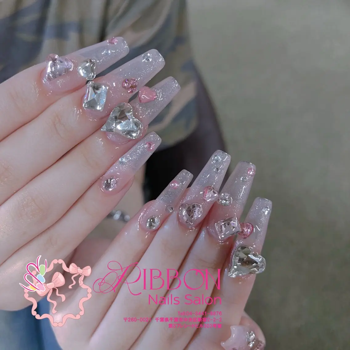 ネイル フットネイル フレンチネイル ジェルネイル マグネットネイル 持ち込み ハンドネイル Ribbonnail salonのネイルデザイン