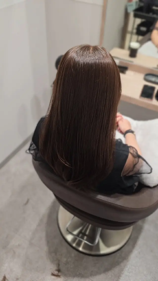 セミロング カラー 透明感カラー 髪質改善 縮毛矯正 カット ヘアカラー トリートメント 【垢抜けカラー/ 縮毛矯正】Taikiのヘアスタイル