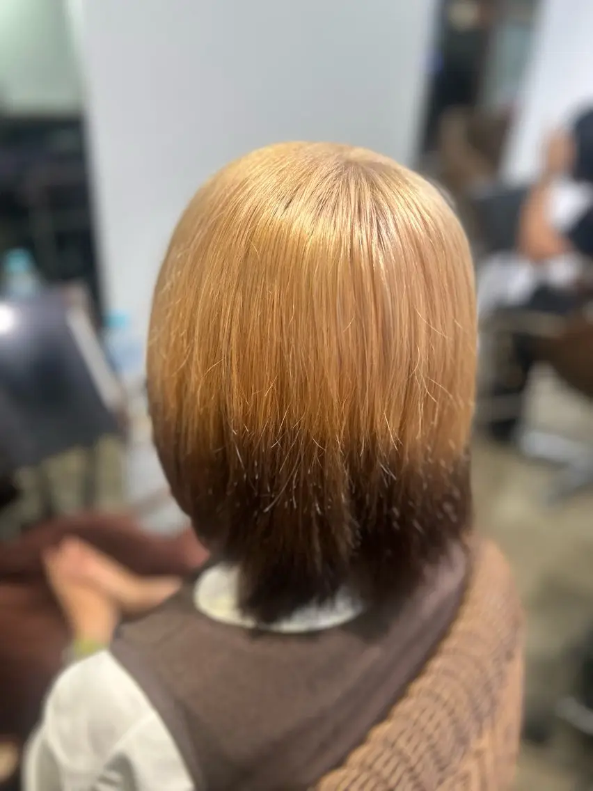 カラー ヘアカラー 中台 まゆのヘアスタイル