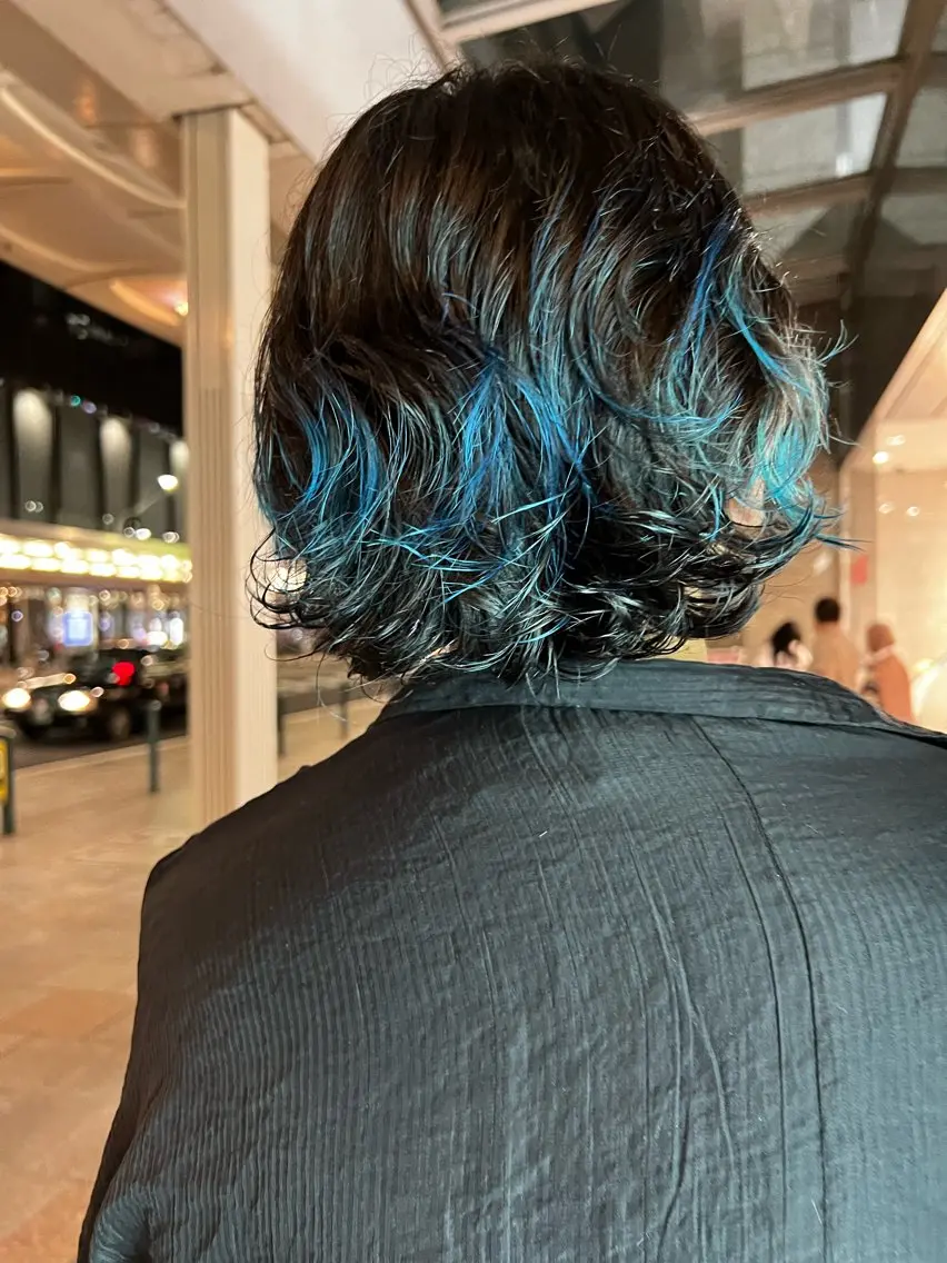 カラー メンズ デザインカラー ホリバ ユカのヘアスタイル