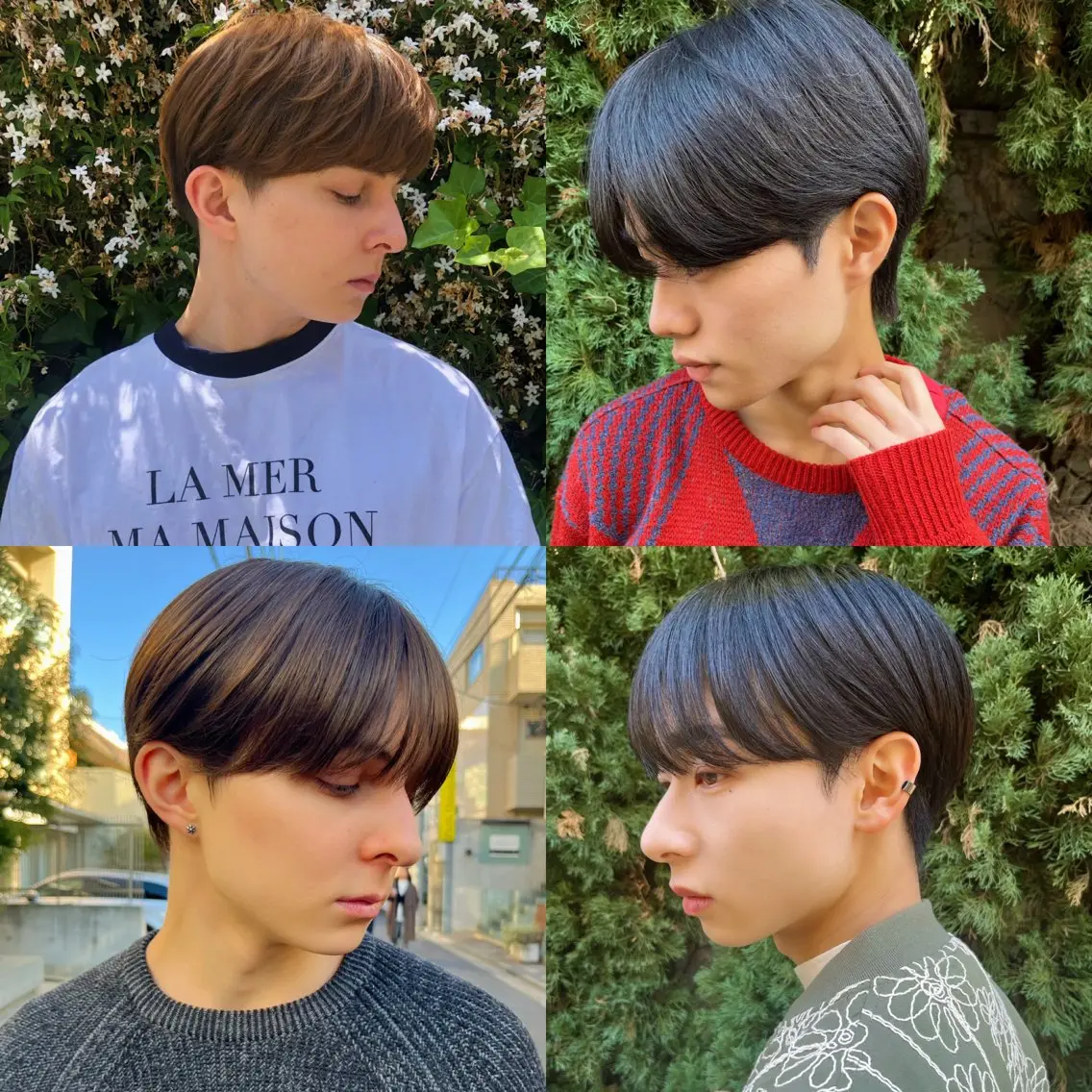 ショート メンズ カット メンズ🍃ナチュラル 韓国風ヘアRENのヘアスタイル