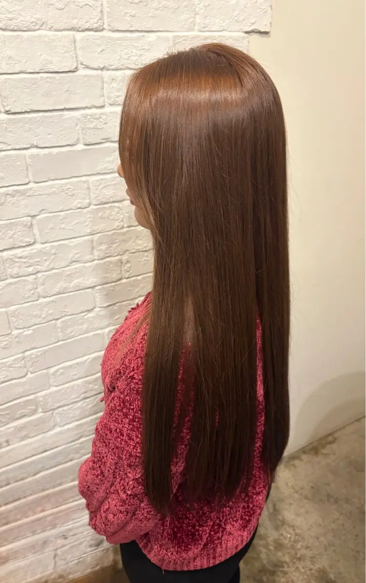 ロング カラー 黒髪 🪐vision🪐 はなのヘアスタイル
