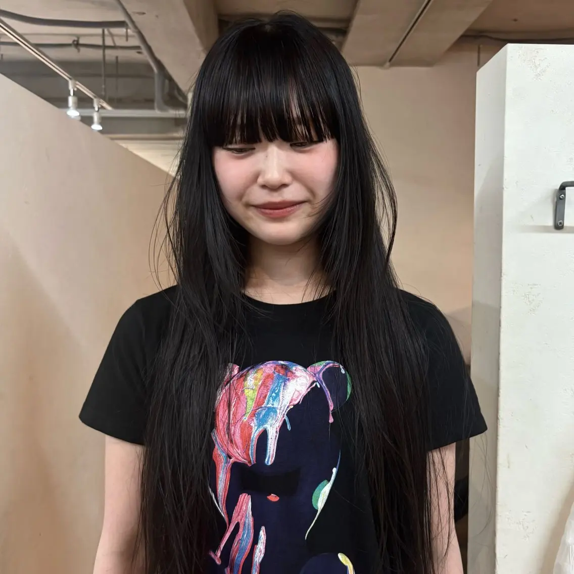 ロング カラー 脩 子のヘアスタイル