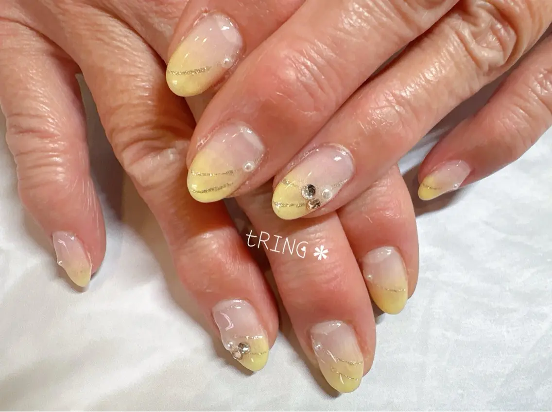 ネイル ハンドネイル tRING* しいの木台のネイルデザイン
