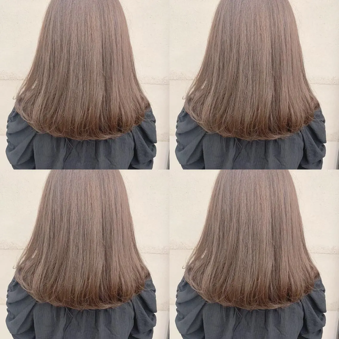 セミロング カラー 透明感カラー✂︎ YUKAのヘアスタイル