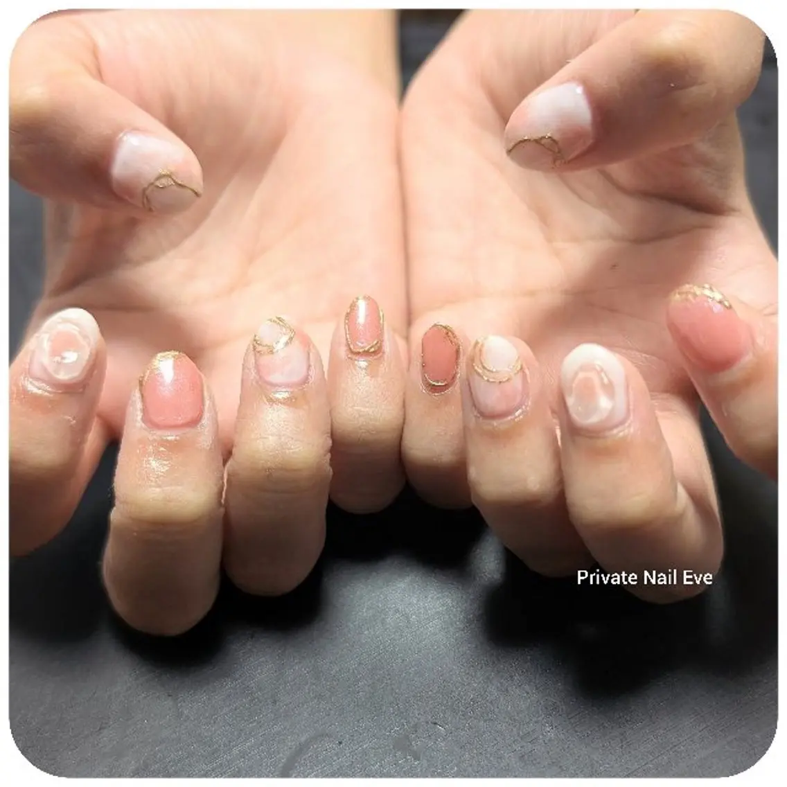 ネイル ニュアンスネイル ハンドネイル ネイル junkoのネイルデザイン