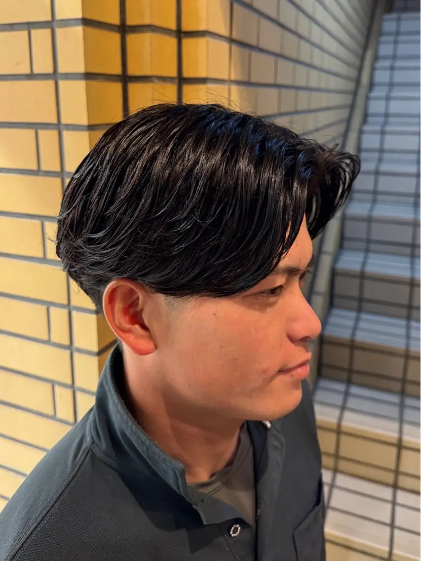 ショート パーマ メンズ カット パーマ メンズパーマ特化/ むらたのヘアスタイル