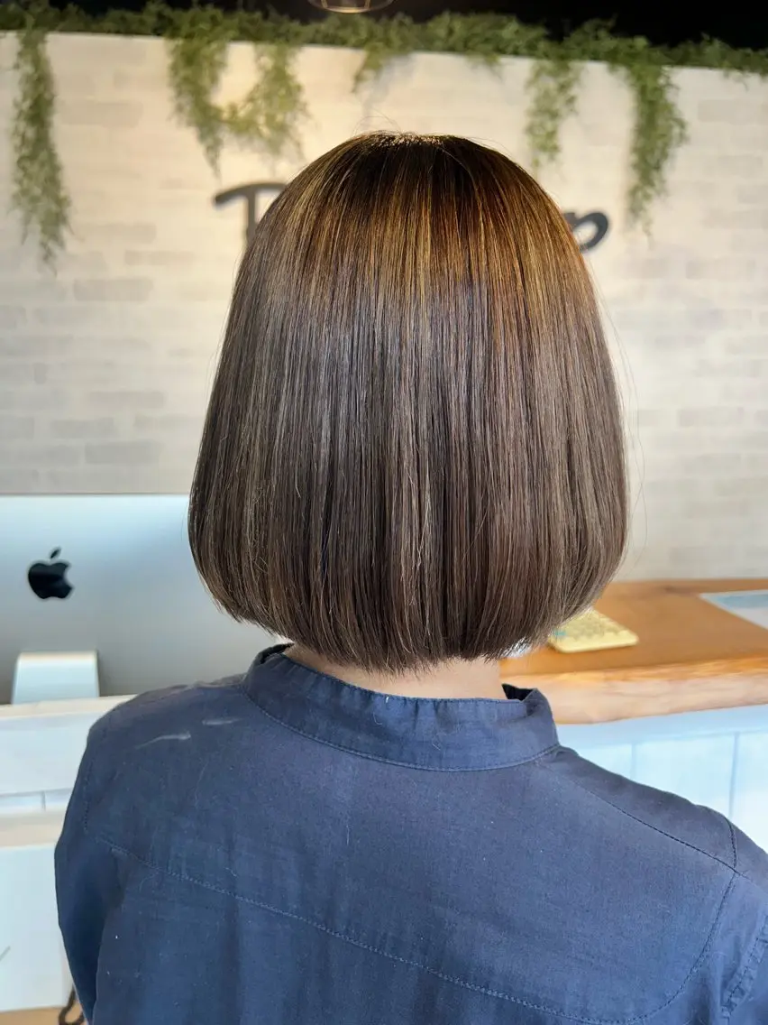 カラー ベージュカラー ハイライトカラー ミルクティーベージュ ヘアカラー ショート/レイヤー 🎀細沼玲花のヘアスタイル