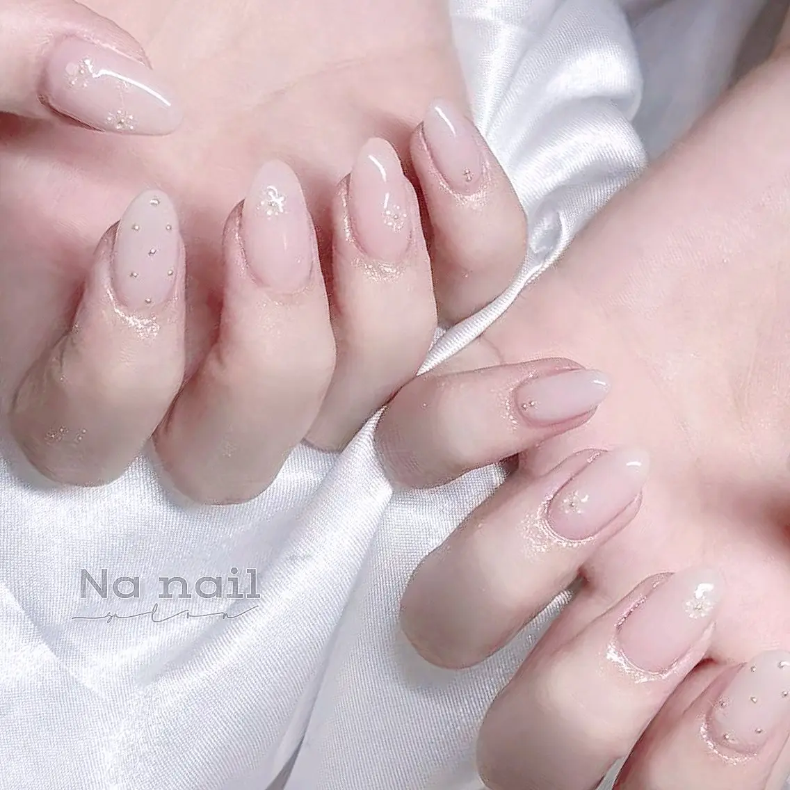 ネイル チークネイル フラッシュネイル フレンチネイル ジェルネイル グラデーション ハンドネイル ハンドケア CC Nail 高田馬場のネイルデザイン