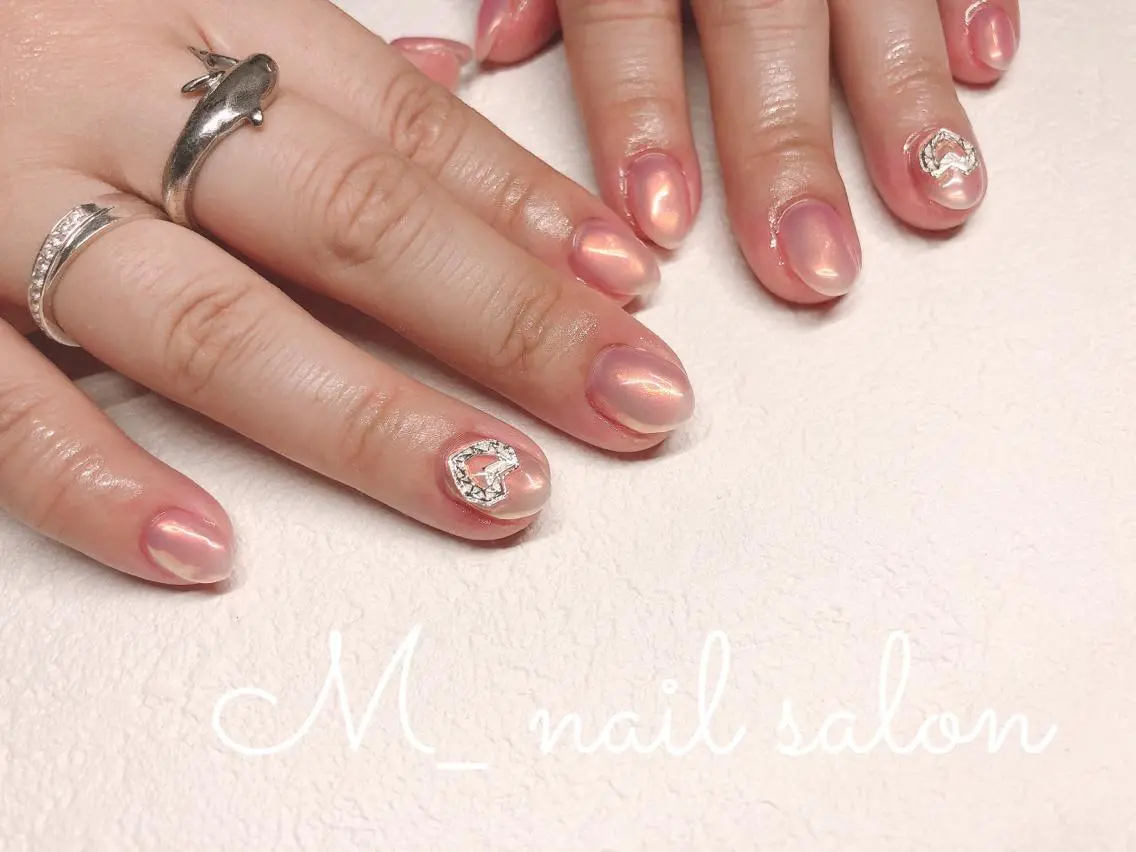 ネイル シンプルネイル M_ nail salonのネイルデザイン