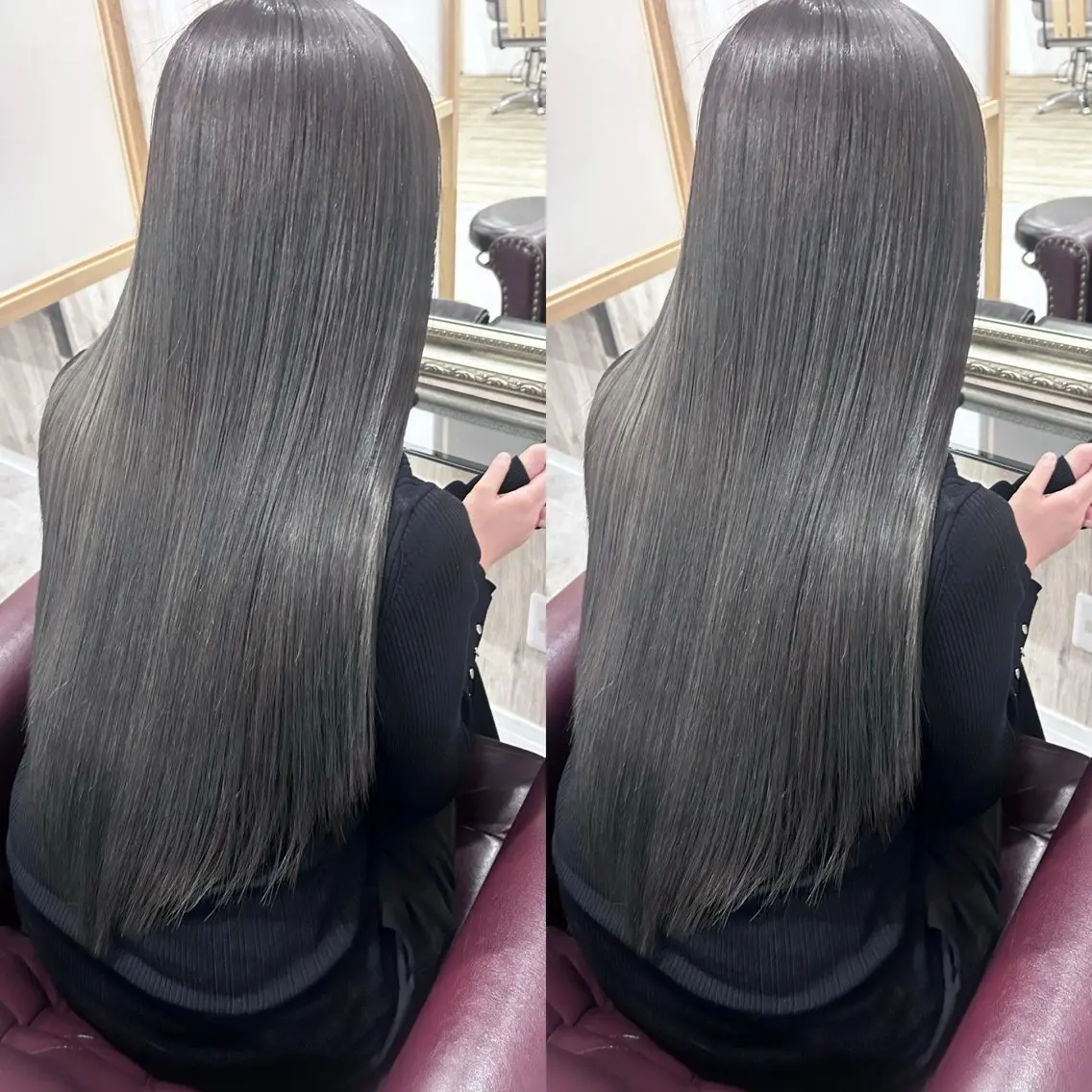 髪質改善ストレート＋カット＋aujuaトリートメントの写真