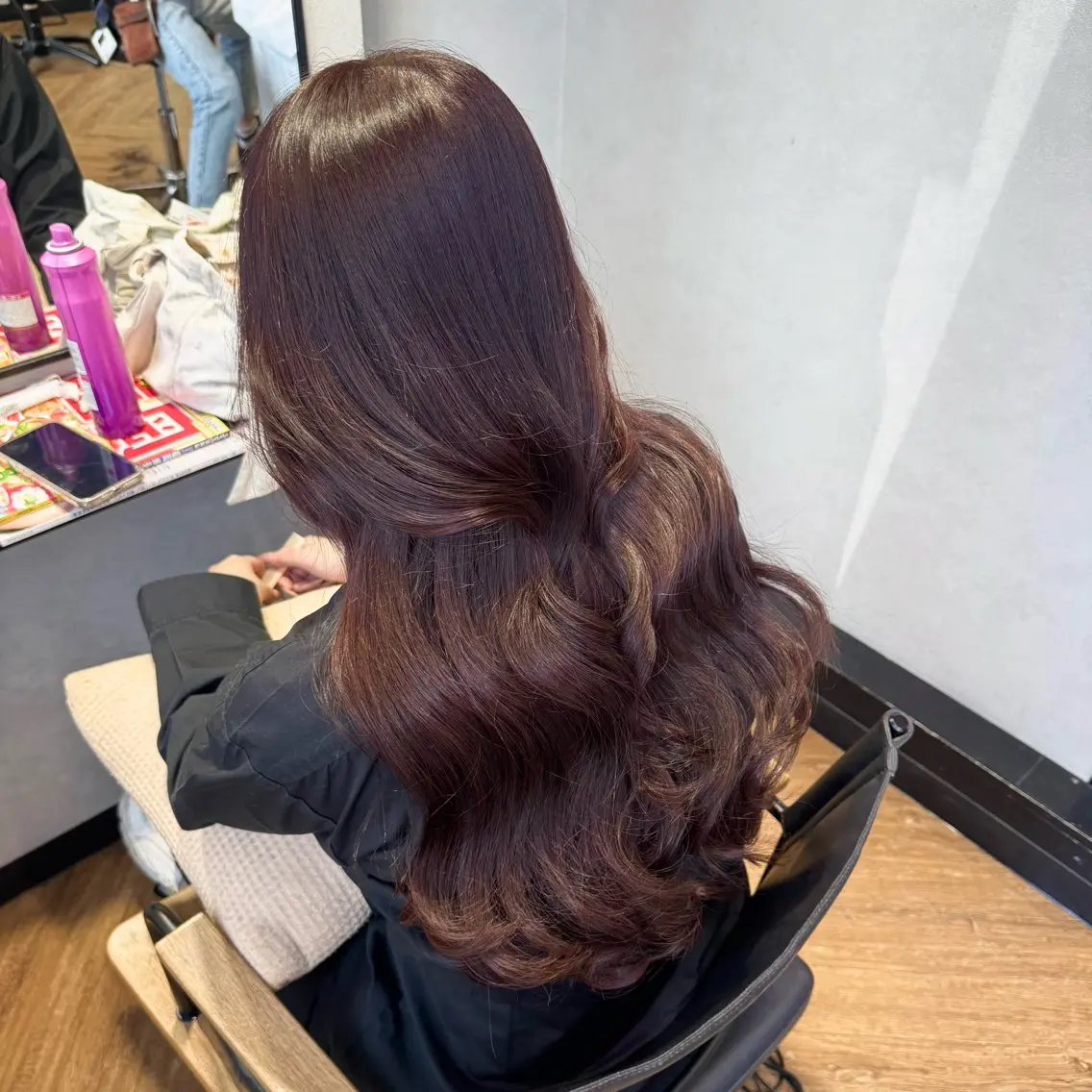 セミロング カラー カット ヘアカラー トリートメント Rena/韓国 /ワンホンヘアのヘアスタイル
