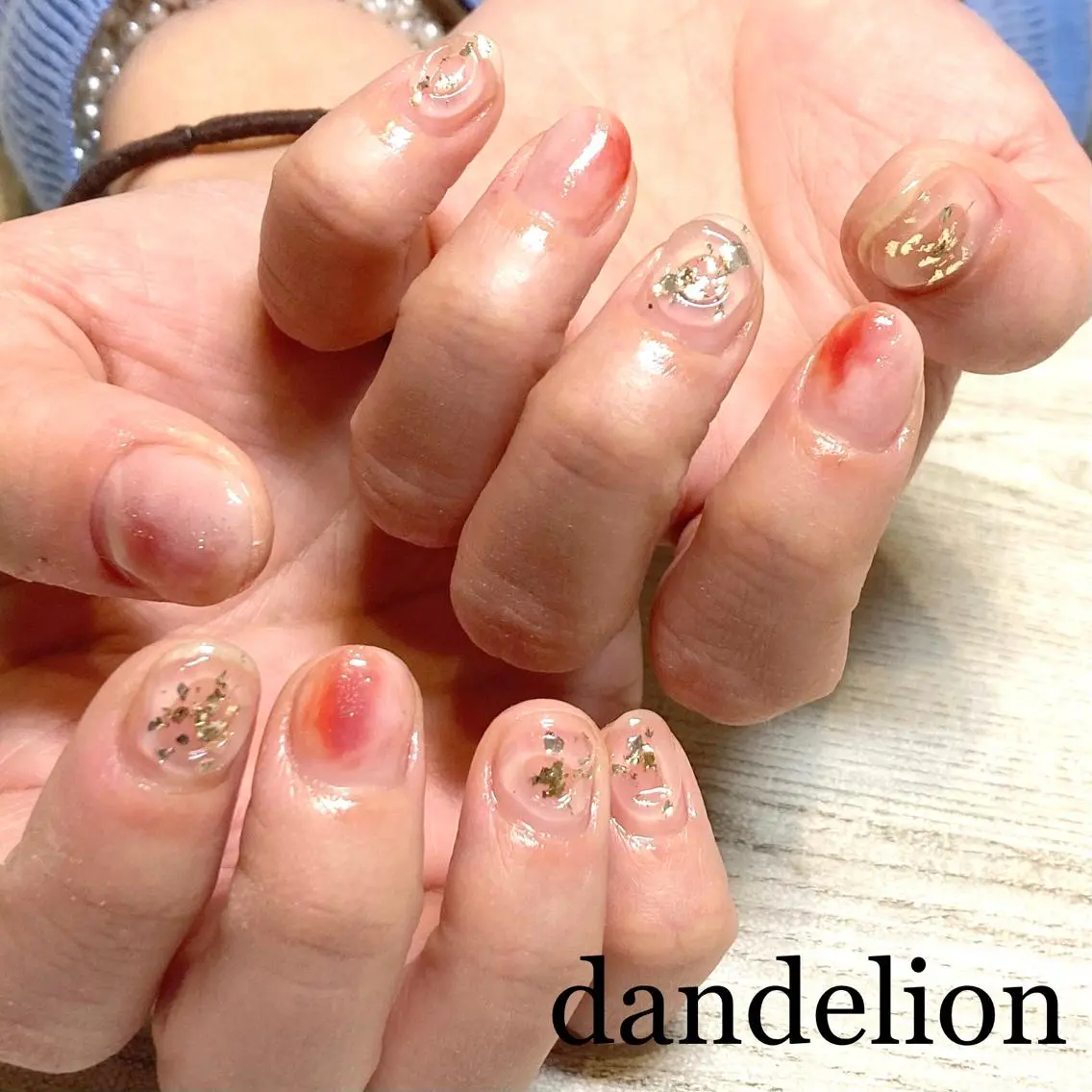ネイル ハンドネイル ハンドケア dandelion ダンデライオンのネイルデザイン