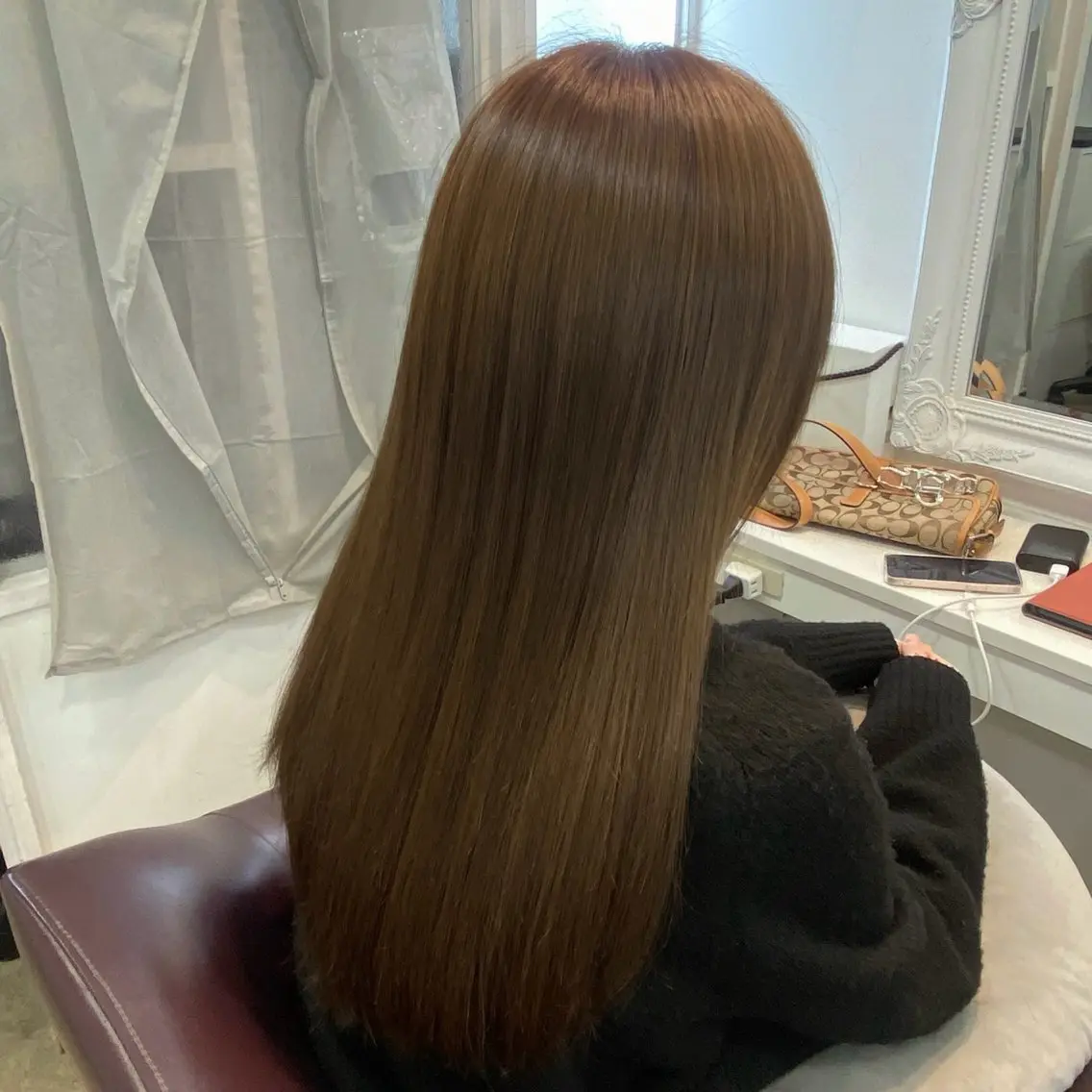 ロング カラー ベージュカラー 透明感カラー ヘアカラー 𝑆𝐴𝑂𝑅𝐼 /大森🪞🎀のヘアスタイル