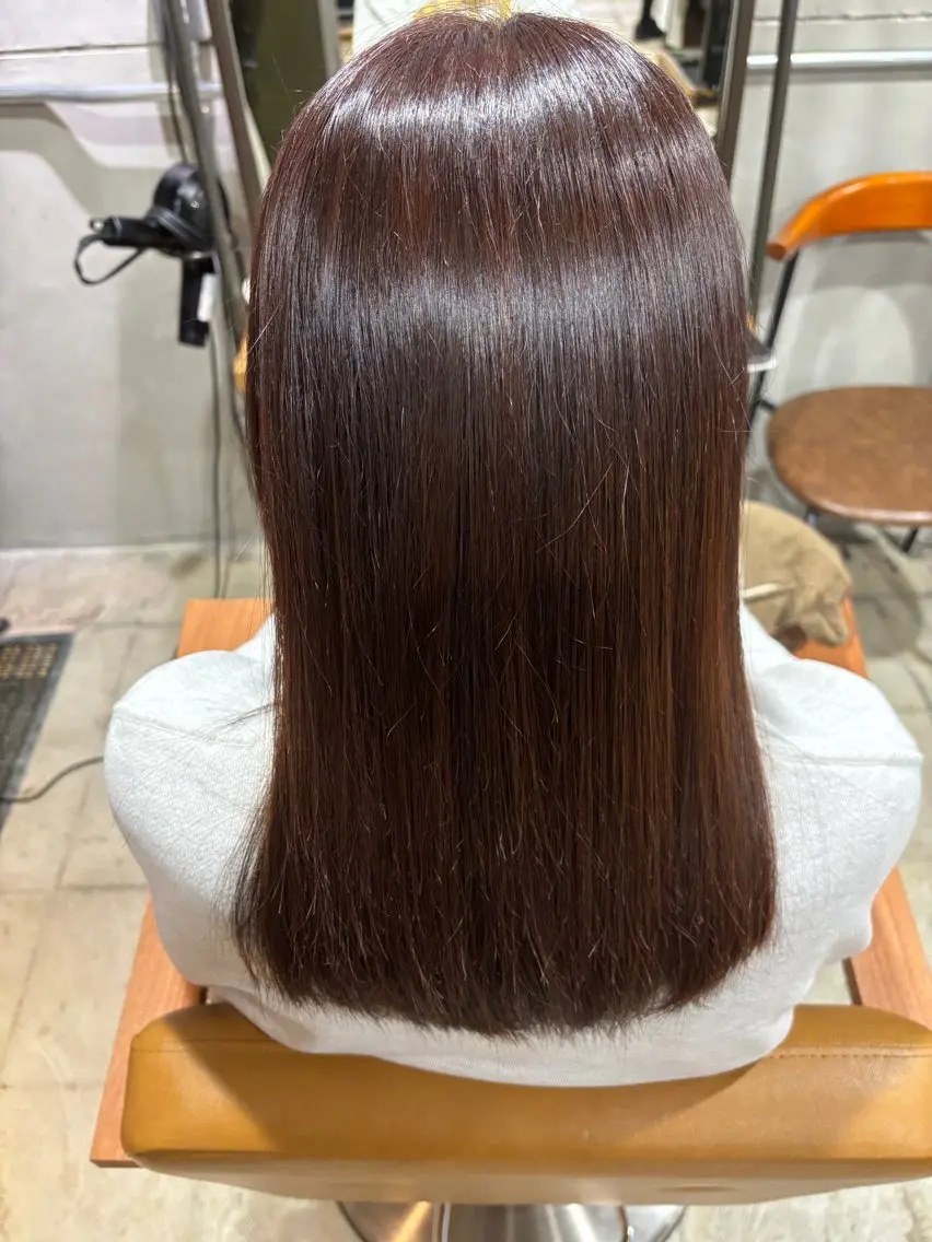 ロング カラー カット ヘアカラー トリートメント 落合 優樹のヘアスタイル