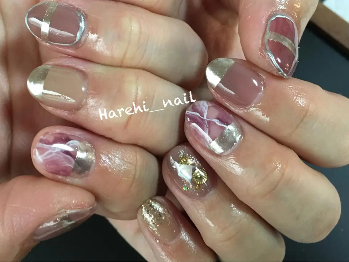 ネイル ハンドネイル Harehi_ nailのネイルデザイン