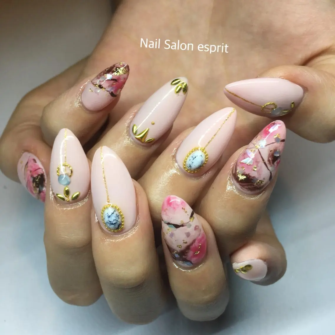 ネイル 春ネイル Nail Salon espritのネイルデザイン