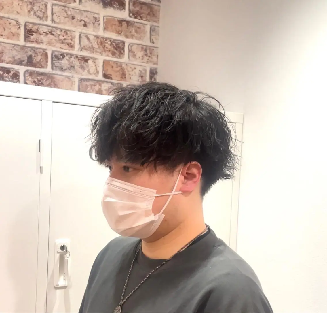 ショート カット パーマ トリートメント メンズ 特化・川田のヘアスタイル