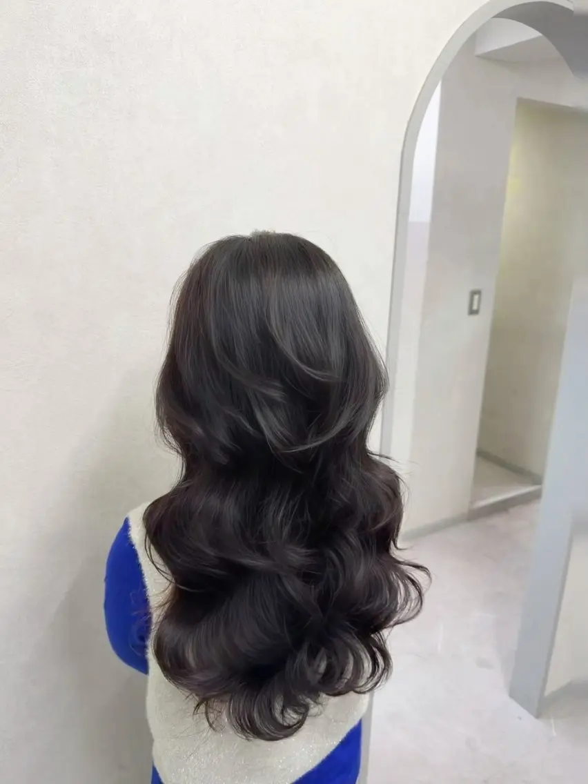 ロング パーマ カット パーマ 高橋 竜也のヘアスタイル