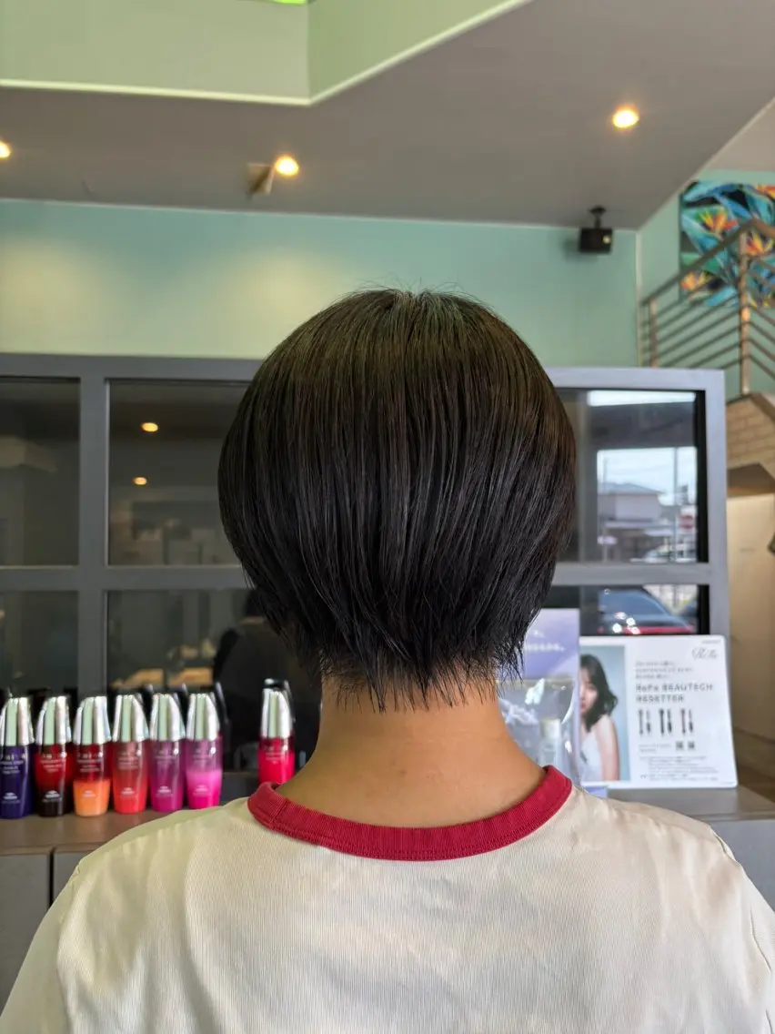 ショート ボブ ショートヘア カット 🫧古田 穂香🫧パーマモデルのヘアスタイル