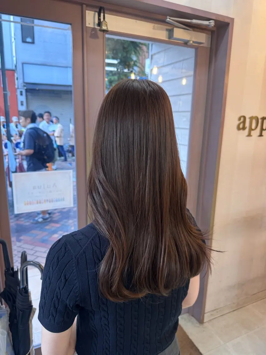 カラー ヘアカラー 戸張 渚のヘアスタイル