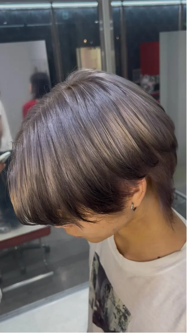ショート カラー ヘアカラー 中村 時成のヘアスタイル