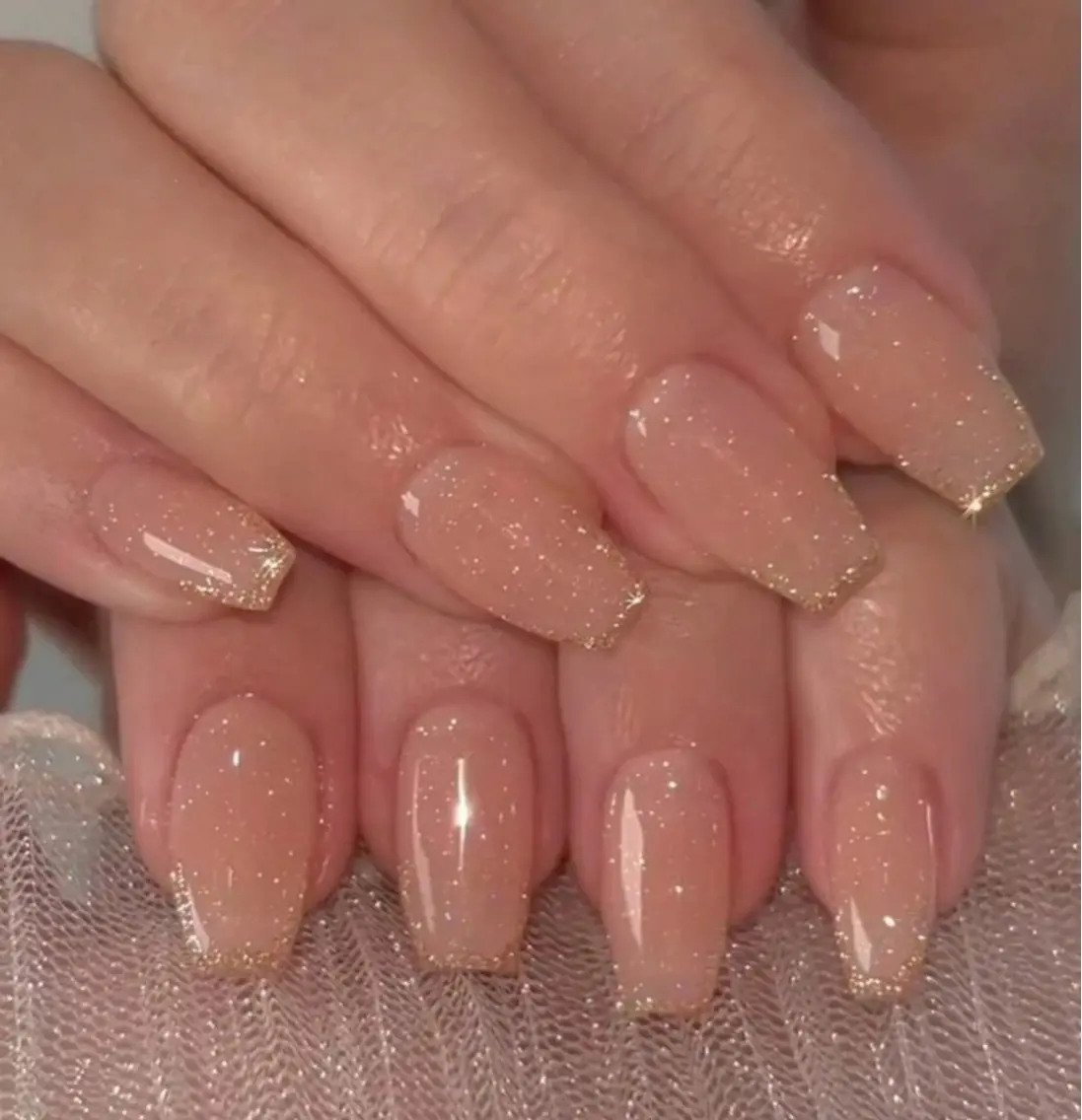 ネイル オーロラネイル フレンチネイル ジェルネイル ハロウィン キラキラネイル ハンドネイル H.baby Nail Salonのネイルデザイン