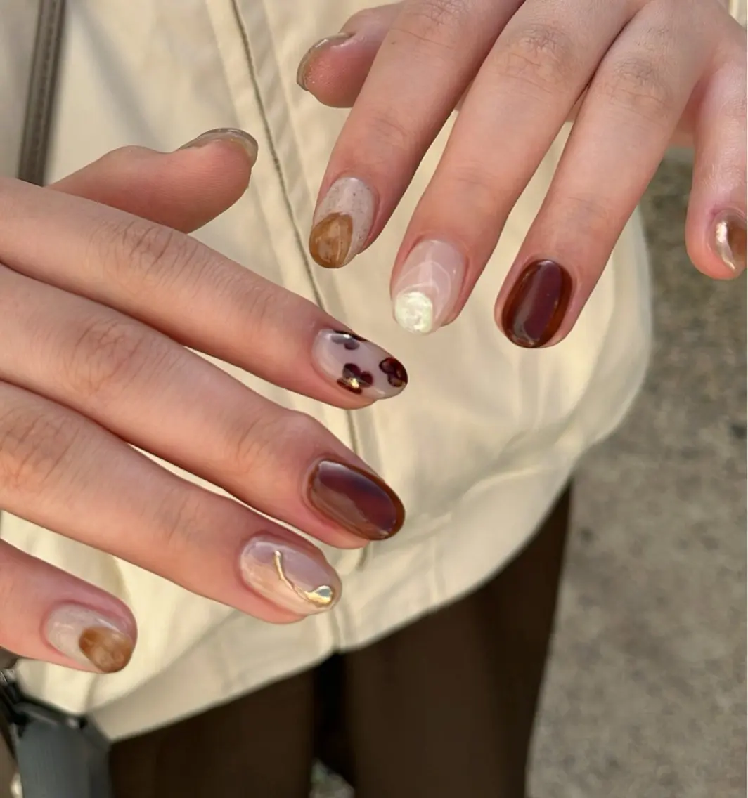 ネイル ハンドネイル Lofi nails ゆきこのネイルデザイン