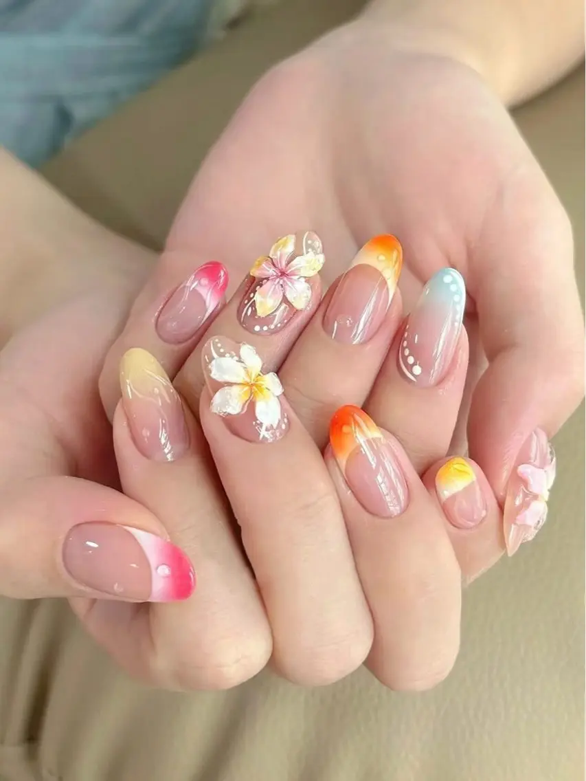 ネイル 夏ネイル DAISY_NAIL 【フィルイン専門店】のネイルデザイン