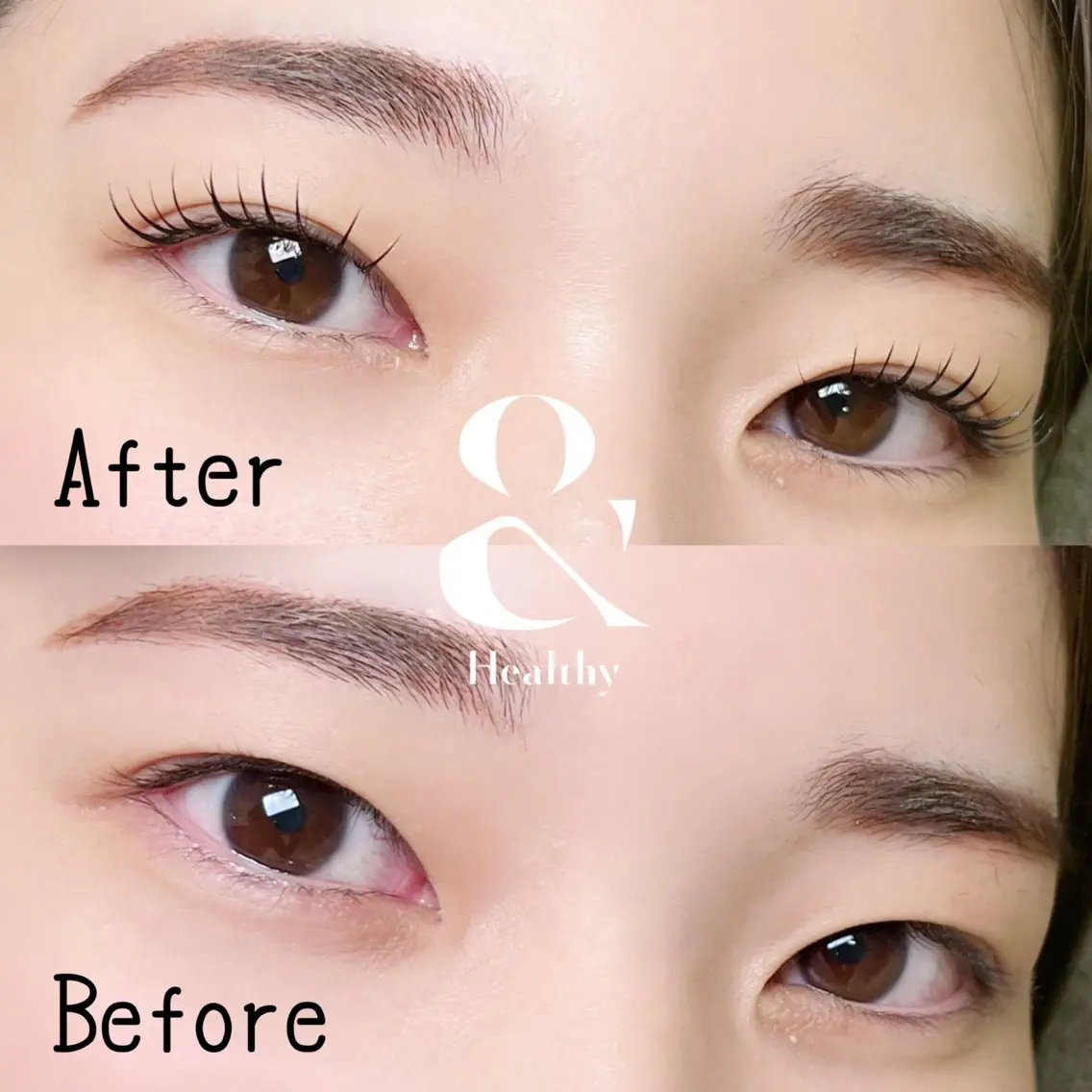 【 🩶ミニモ限定🩶 】 《 最新 》 &Healthy (アンドヘルシー)フラットラッシュ100本× まつげパーマの写真