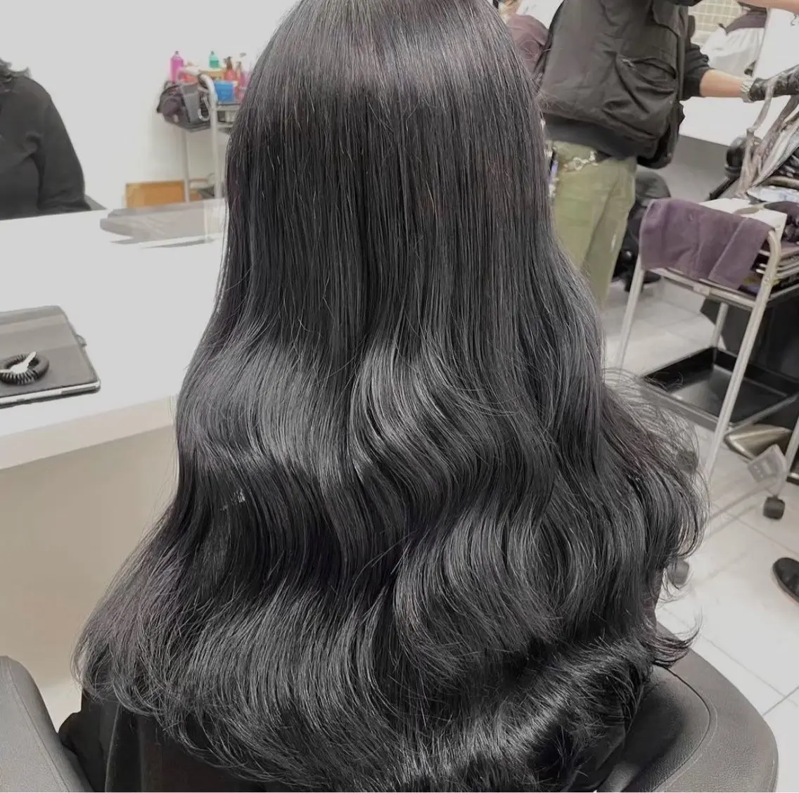 ロング カラー 似合わせヘア🪽 riko🐈‍⬛のヘアスタイル