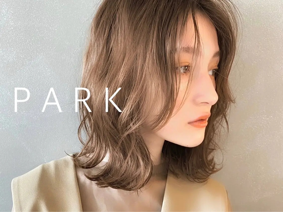 ミディアム カラー メンズパーマ /セミナーモデル募集のヘアスタイル