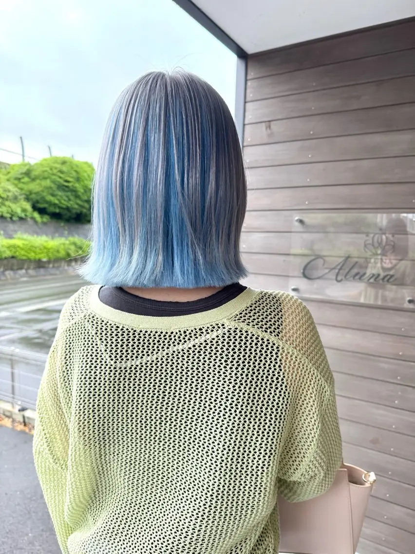 ミディアム ヘアカラー 鈴木 妃帆未のヘアスタイル